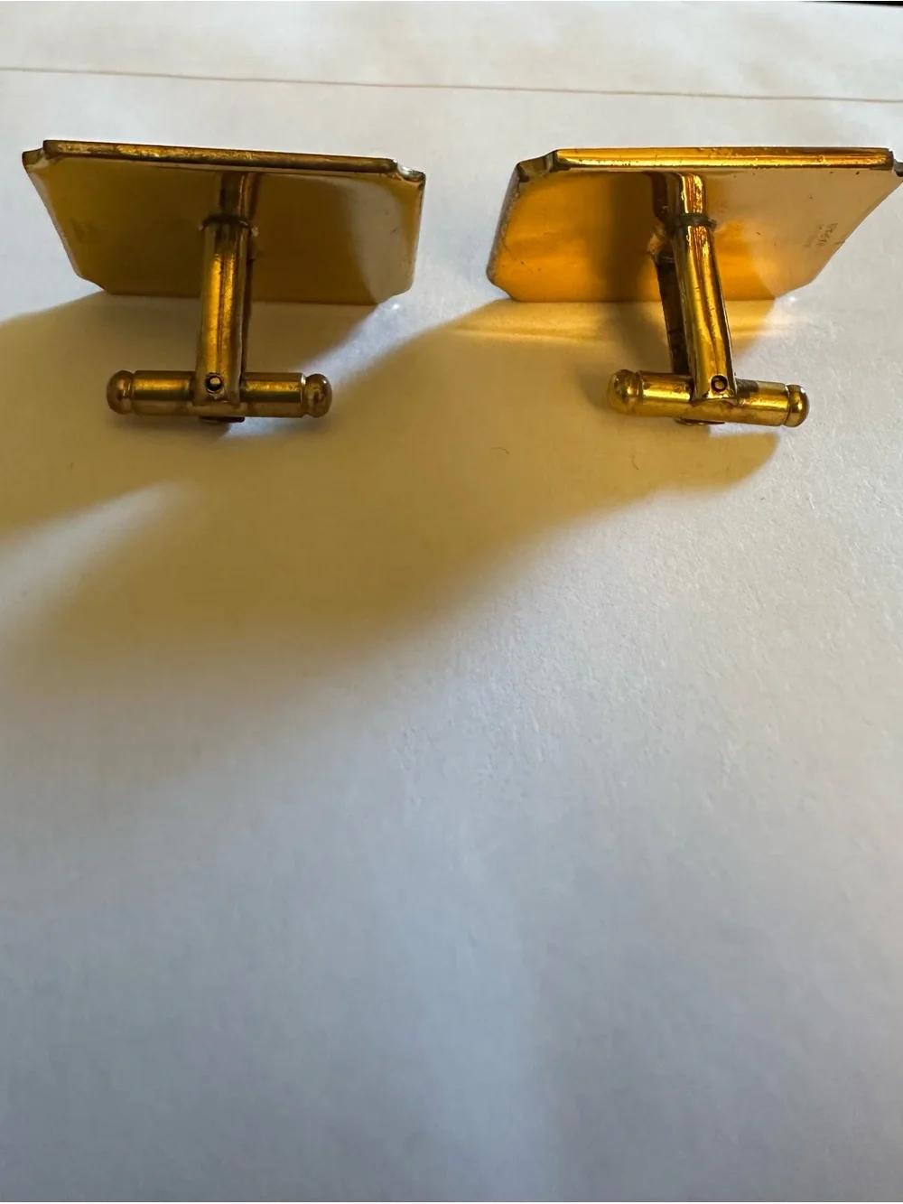 Vintage Mid-Century Japanese Damascene Cufflinks